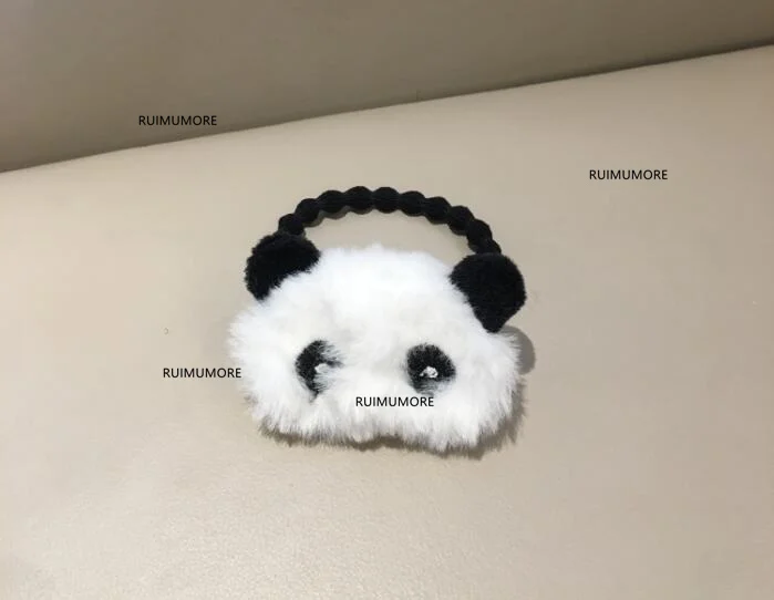 Плюшевая Мягкая кукла-панда 3 модели прибл. подарок для девушки резинка волос