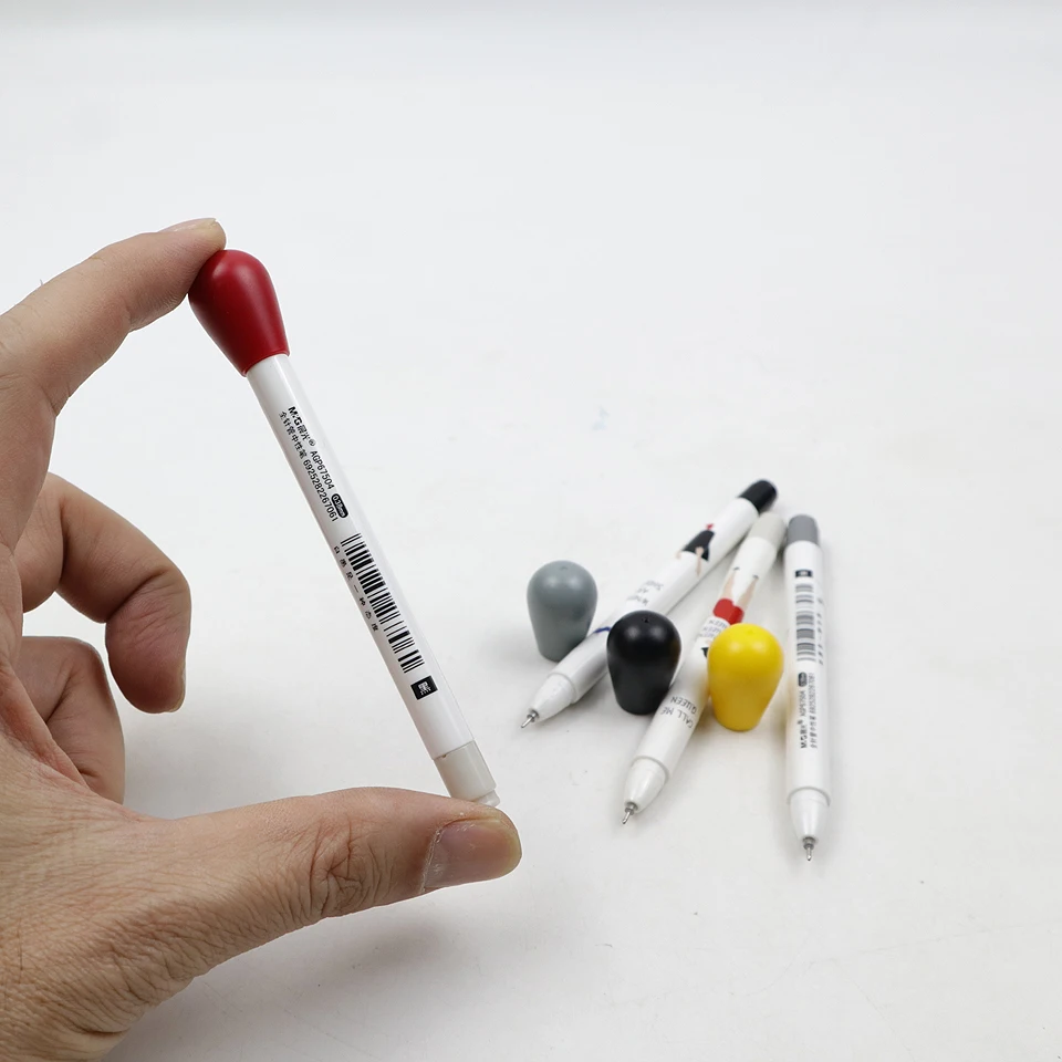 Ручка гелевая компактная для письма 0 38 мм 4 шт./лот | Канцтовары офиса и дома