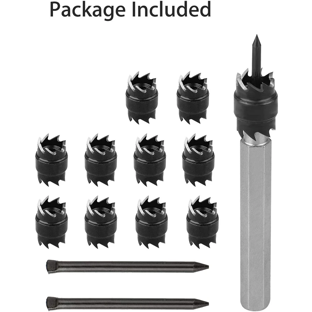 

Набор фрез для точечной сварки, 3/8 дюйма, 13 шт.