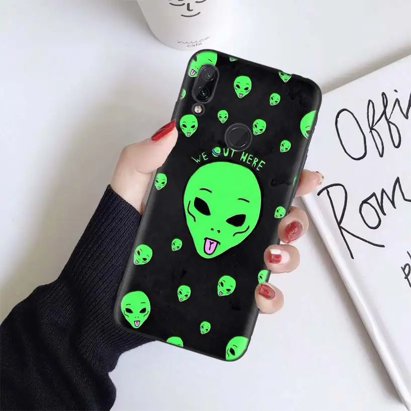 BS053-2 Милый чехол Alien Believe UFO ET для Xiaomi Redmi Note 7 8 K20 7S 7A 6 6A Pro S2 5 mi Play 9T CC9 E A1 A2 Lite F1 мягкий чехол для телефона - Цвет: BS053-2
