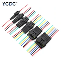 123456 pins way 18 awg super seal waterproof electrical wire connector plug for car waterproof connector 2 4mm terminal
