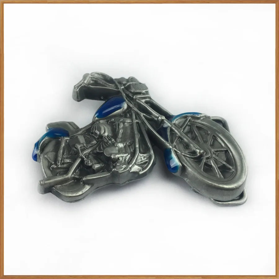 Buckleclub оптовая продажа Ретро цинковый сплав Синий эмалированный мотор Джинсы