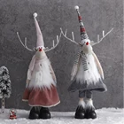 Выдвижная большая стоячая Рождественская Кукла-олень со светодиодной подсветкой, рождественский подарок, Рождественская Кукла-олень, украшения, новогодние игрушки, подарок для детей