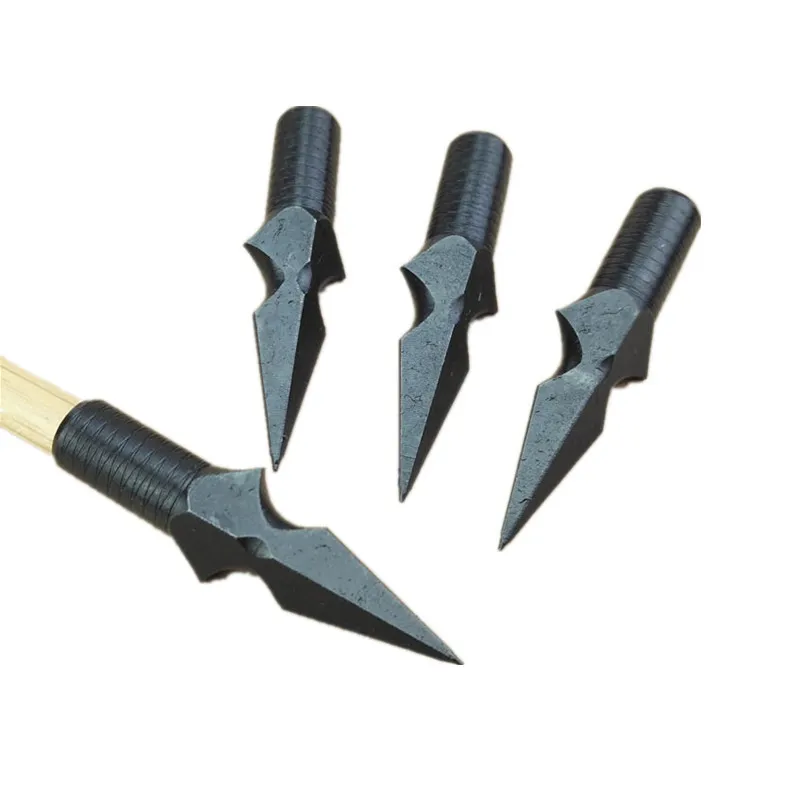 3 шт. наконечники для стрел традиционных металлических 8 мм наружный диаметр