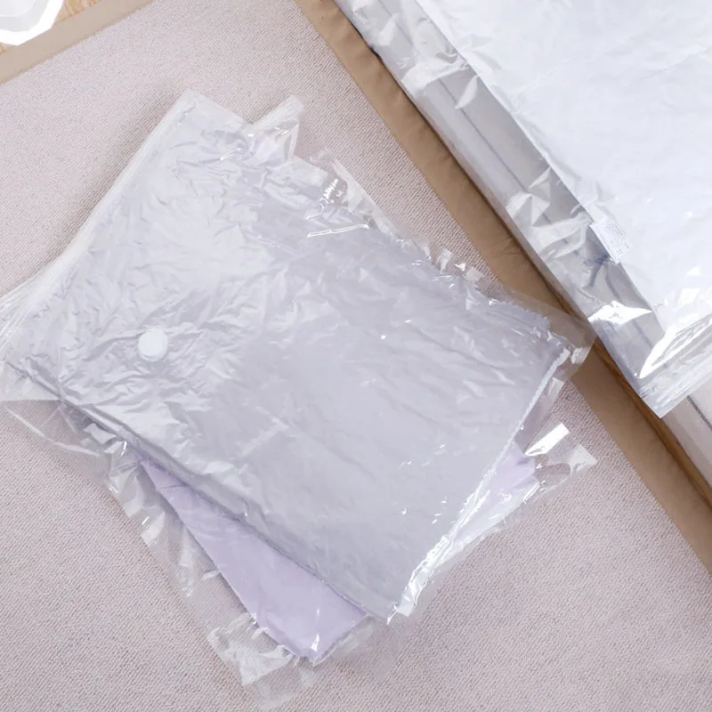 

Clothes Vacuum Storage Bags Home Closet Organizer Compressed Sealer Packaging Bag for Clothing Quilt Travel Space Saving