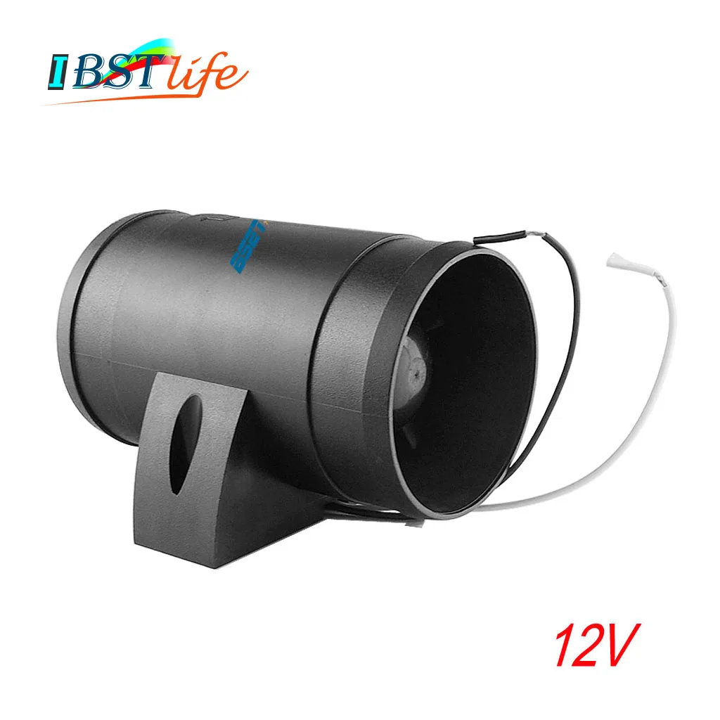 

12V In-Line Air Blower Boat Bilge Engine Galley Marine Cabin Ventilation Fan Corrosion Resistant ABS Marine Boat Parts