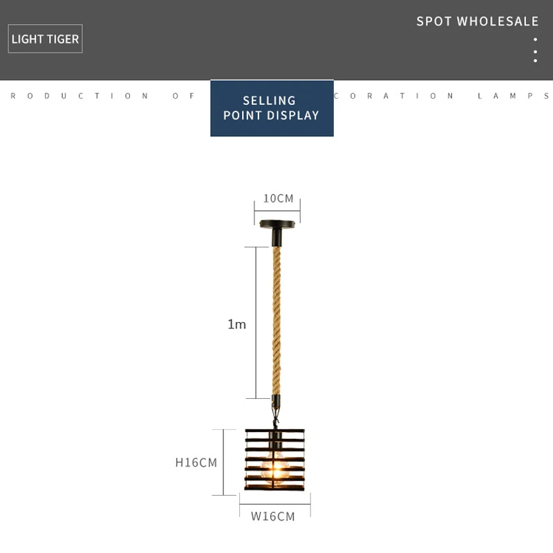 Потолочная люстра в стиле индастриал домашний декоративный светильник лофт для