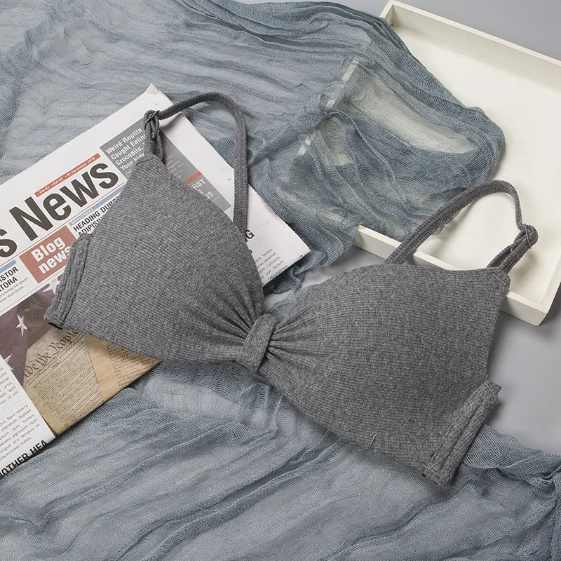 Женское сексуальное нижнее белье бюстгальтер без косточек кружевной тонкий