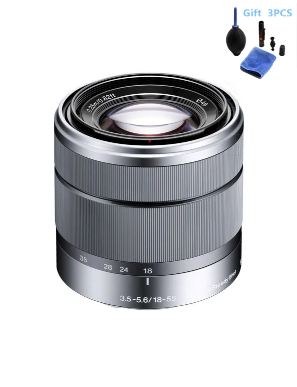 Б/у Sony Альфа SEL1855 E-mount DSLR камер фирменнй переходник для объектива Canon 18-55 мм F3.5-5.6 OSS