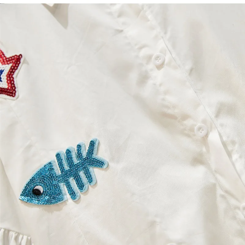 

womens loose white shirt plus size M-4XL dress fat XXXL 3XL XXXXL 100KG woman ladies wear blouses blusa Casual summer mini dress