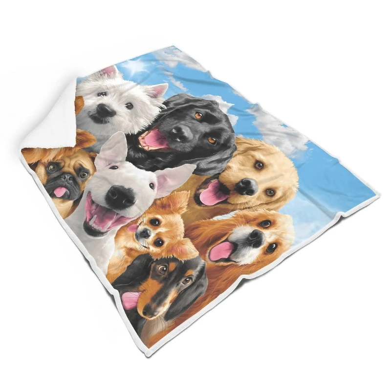 

Квадратное одеяло с 3D принтом, удобное покрывало для домашних животных, для взрослых и детей, в клетку, плюшевое покрывало на заказ