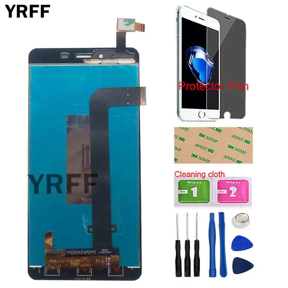 phone lcd display for xiaomi redmi note 2 lcd display screen for hongmi note 2 digitizer assembly note2 tools protector film free global shipping