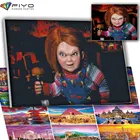 5D алмазная живопись сделай сам, Чаки, ужасы, Хэллоуин, вышивка, живопись, домашний декор, набор для алмазного творчества, подарок, украшение, вышивка