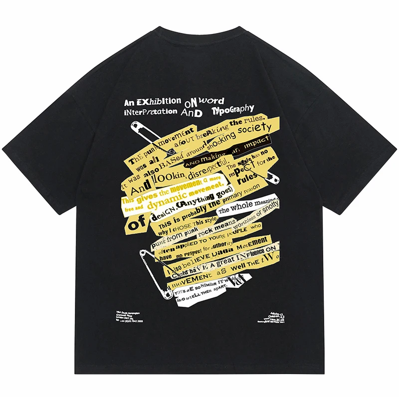 

Summer Men Hip Hop Short Sleeve Tshirts Letter Print T-shirt 2022 Spring New Streetwear Harajuku Cotton Hispter Casual Tops Tees
