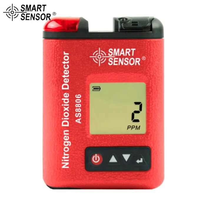 

Smart Sensor AS8806 Mini Portable Clip-on Digital Nitrogen Dioxide Detector NO2 Gas Concentration Analyzer for industry