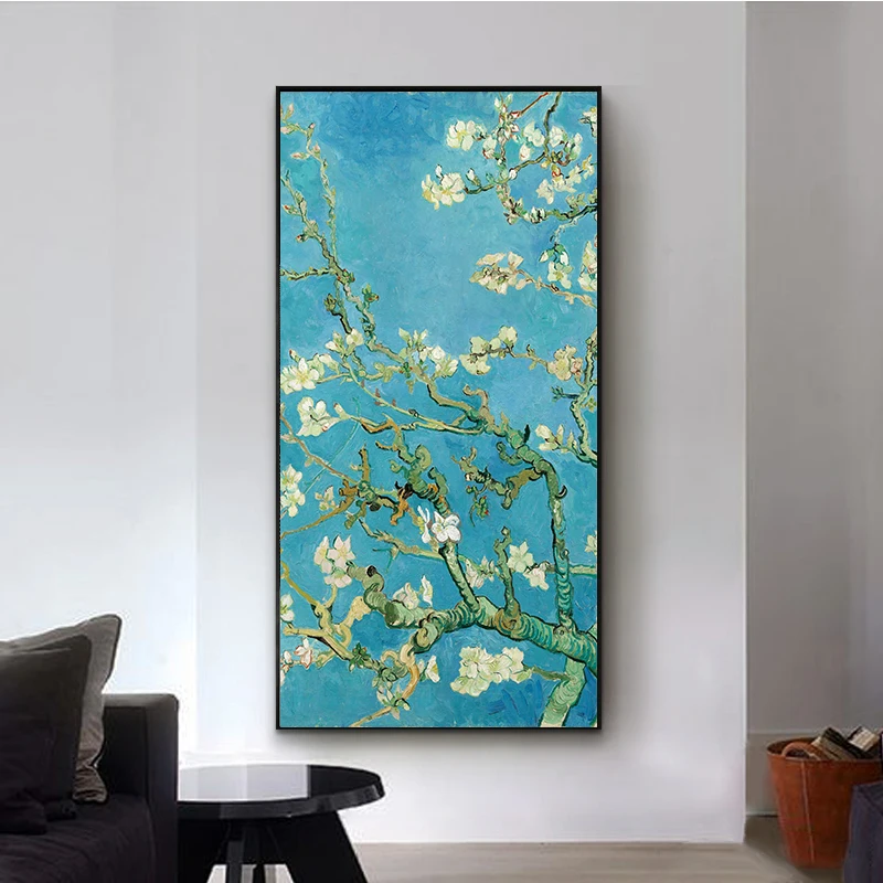 Миндаль Цветущий от Ван Гога знаменитая живопись холст художественные плакаты и