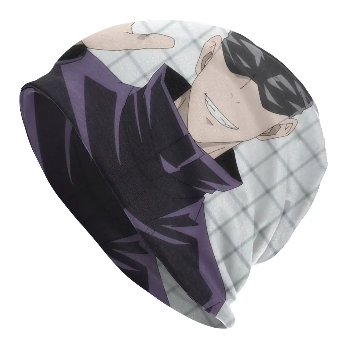 

Gojo Satoru Collage Manga Skullies Beanies Hat Jujutsu Kaisen Anime Autumn Winter Ski Men Women Caps Warm Bonnet Knitting Hats