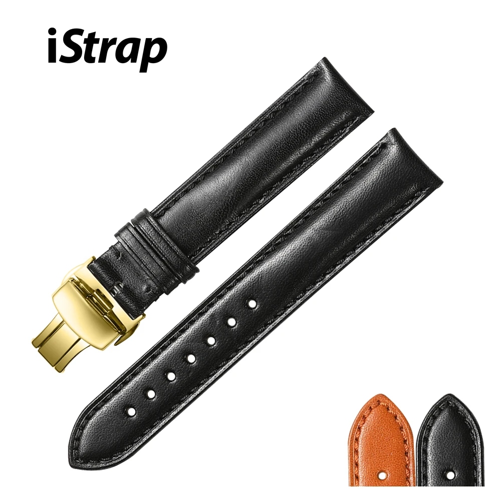 Ремешок iStrap для часов Tissot ремешок из телячьей кожи мужчин и женщин 19 20 мм браслет