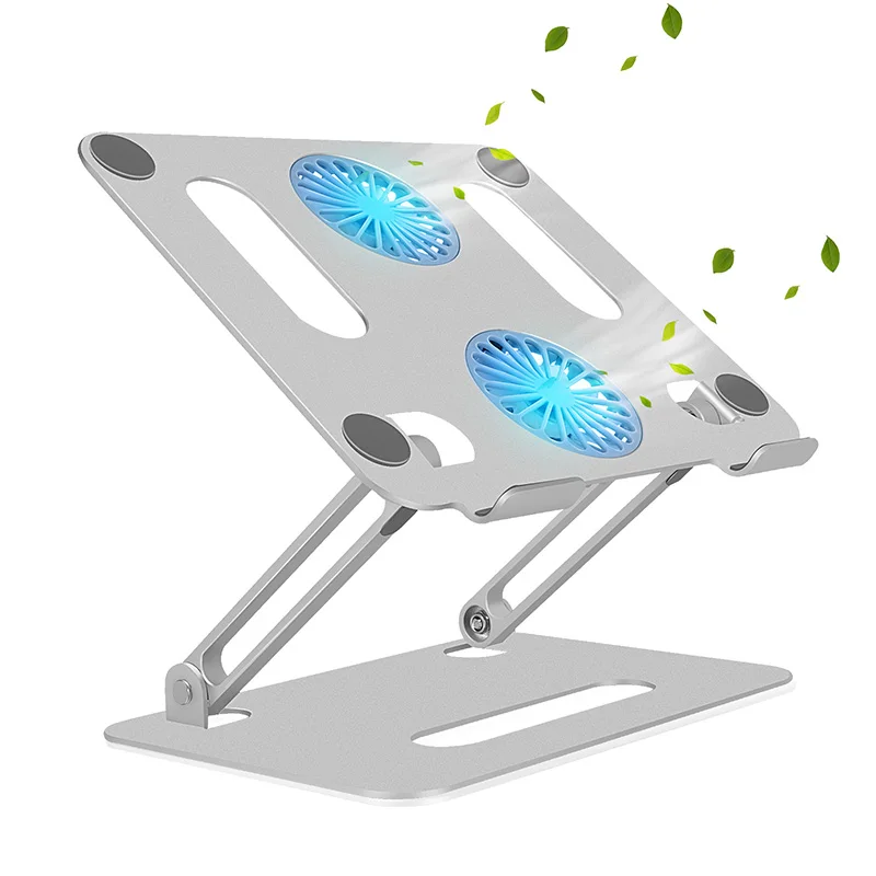 

Laptop stand dual fan cooling For Macbook Air / Macbook Pro / iPad, etc. 17.3 inches or less Laptop / Tablet