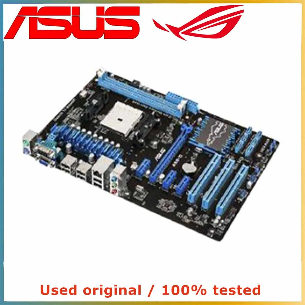 Для AMD A55 APU CPU для ASUS A55-C материнская плата компьютера Socket FM1 DDR3 USB2.0 SATA2 б/у