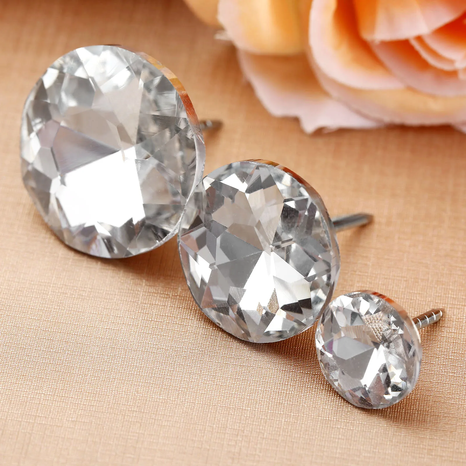 10 шт. алмазные пуговицы для обивки декоративные шпильки с кристаллами ногтей