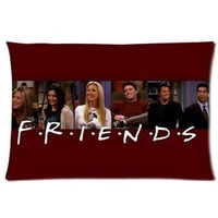 popular tv friends print pillow case protectors custom zippered pillow case 20x30inch two sides bedroom decoration pillow cover