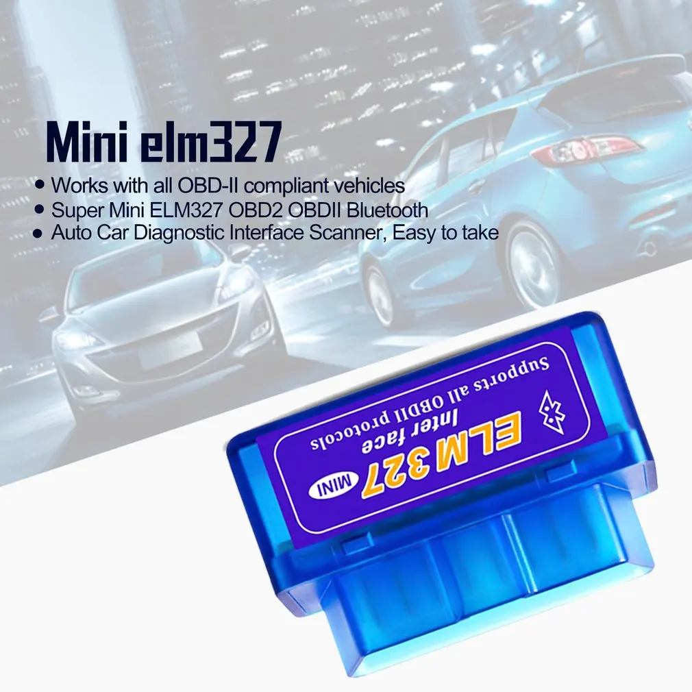 Горячий Стайлинг автомобиля Mini ELM327 OBD2 II беспроводной интерфейс диагностики