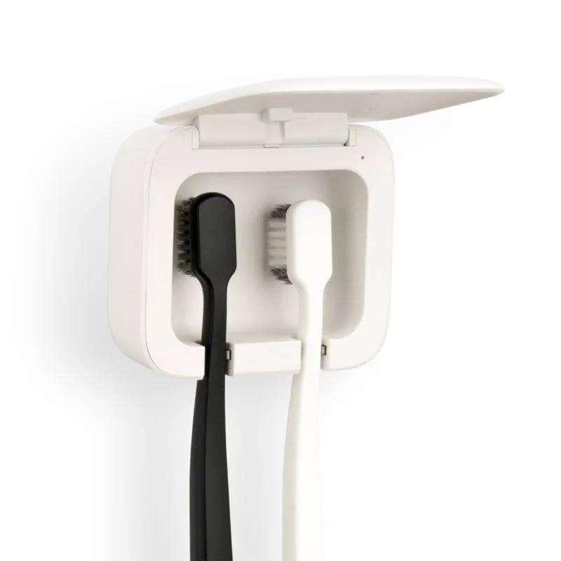 Двойной слот UV светильник Зубная щётка дезинфекции перфорация держатель Зарядка