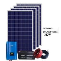 25 years warranty 3000w off grid solar energy system with batetry controller inverter