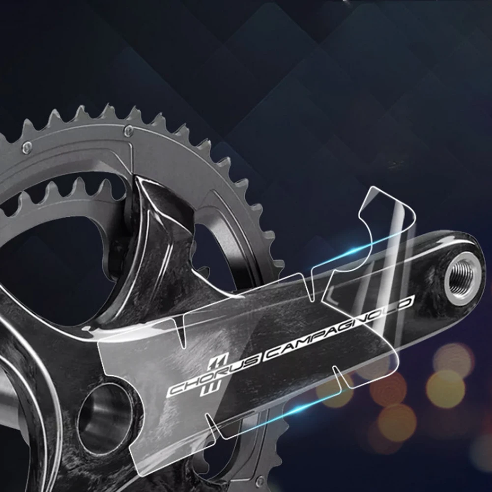 1 шт. защитная пленка из углеродного волокна для шторного велосипеда звездочка