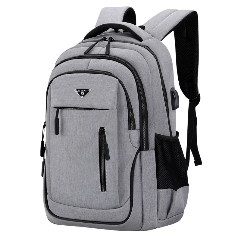 

Weysfor Large Capacity Men USB Charging Laptop Backpack Oxford School Bag Teen College Student Back Pack Multifunctional Bagpack