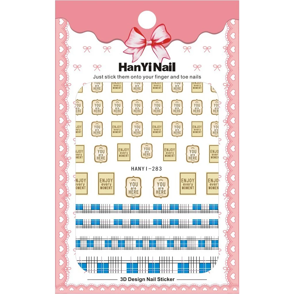 1 шт. 3D-наклейки для дизайна ногтей божья коровка