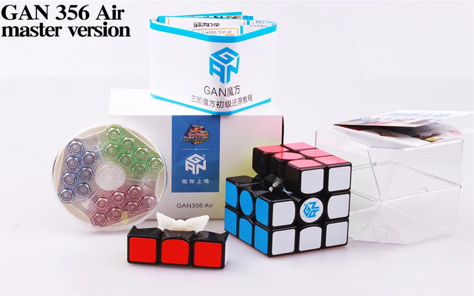 AIR Master black GAN 356R neo Cube AIR SM Новое поступление 356 MASTER 3x3x3 Ge V3 система 356x cubo magico Профессиональный gan 356 i волшебный куб - Цвет: AIR Master black