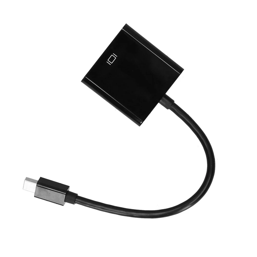 Переходник Mini DP-VGA с разрешением HD 1080P корпус из АБС подключи и работай для
