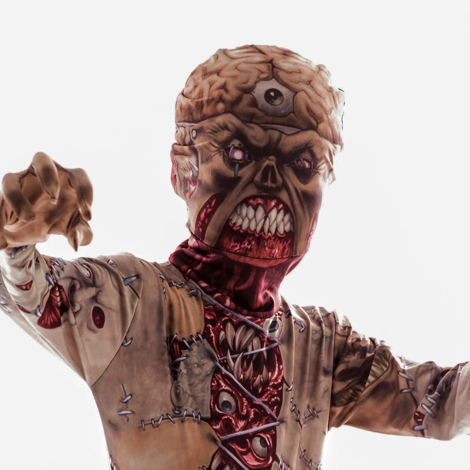 Несколько страшных вариаций для Хэллоуина Забавный оборотенок клоун фестиваль