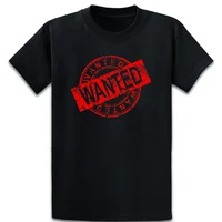 high quality products red logo wanted t shirt new fashion gift print outfit s xxxxxl male summer tee shirt shirt