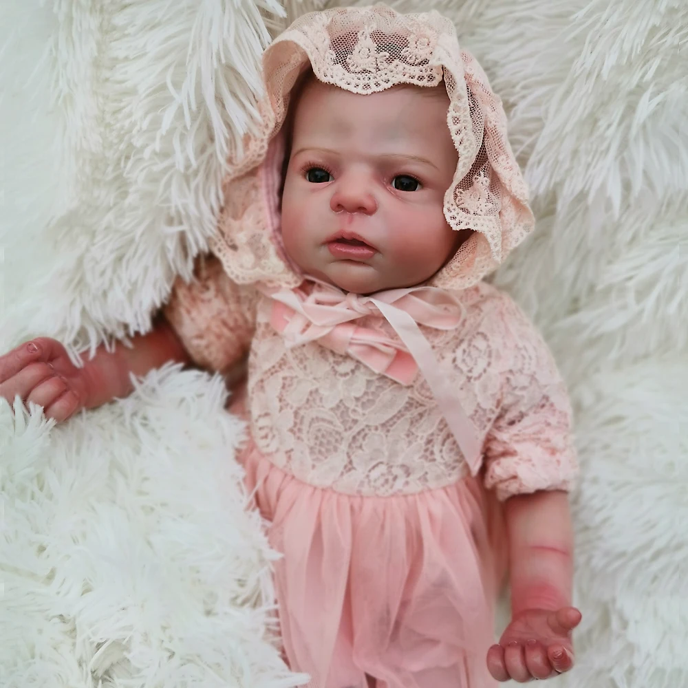 Художественная Детская кукла реборн Ручная роспись реалистичные силиконовые
