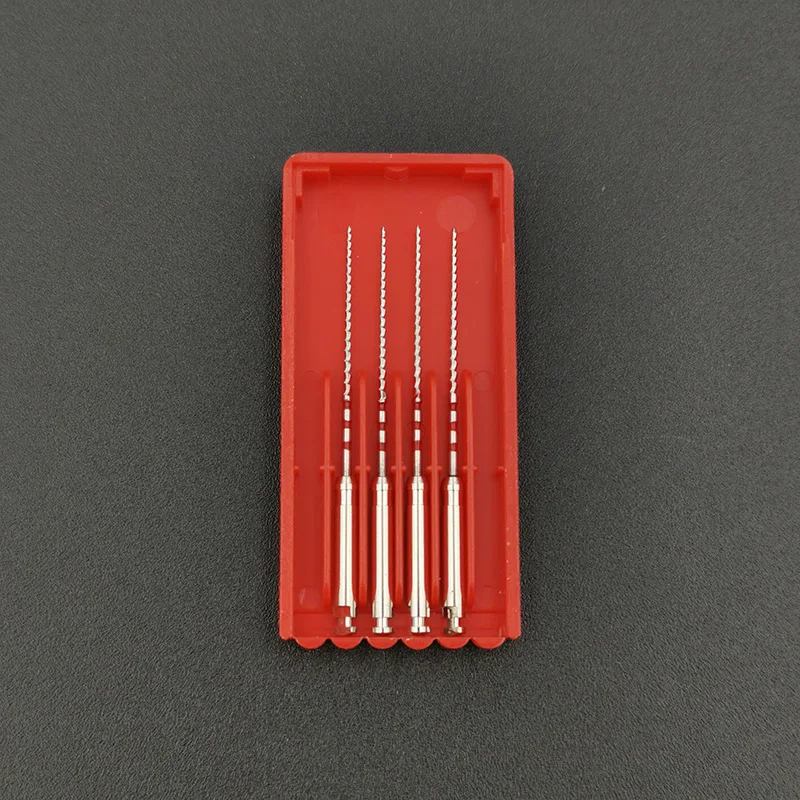 4pcs/box Dental Endo Files Gutta Condensor 25mm MacSpadden Condensor Files 21mm Endodontic files 45# 25mm Endo Files