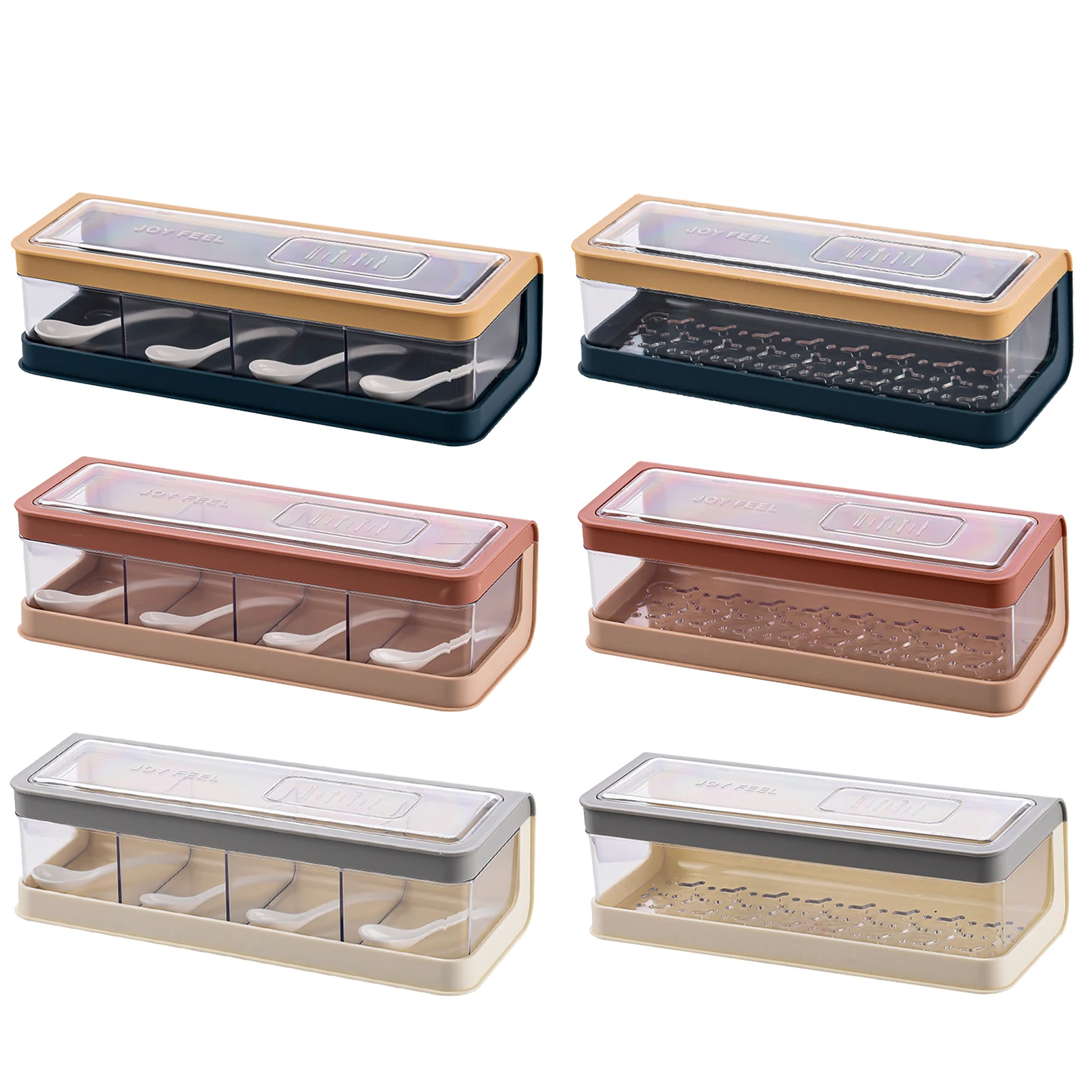 Коробка для палочек приправ квадратная коробка безопасный прозрачный контейнер