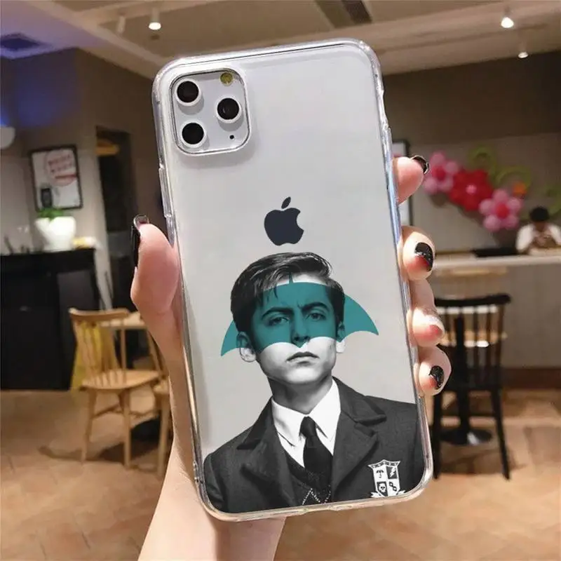 

The Umbrella Academy Phone Case Transparent soft For iphone 5 5s 5c se 6 6s 7 8 11 12 plus mini x xs xr pro max