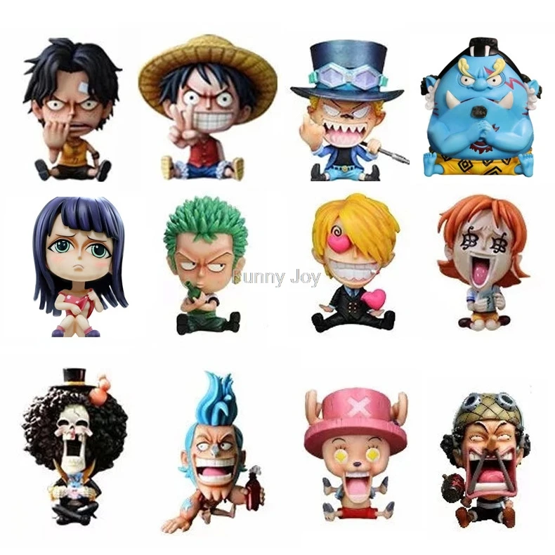 One Piece Зоро Луффи Sanji аниме-фигурка Ver. Нами и Робин Brook Chopper детство PVC Kawaii фигурки OP