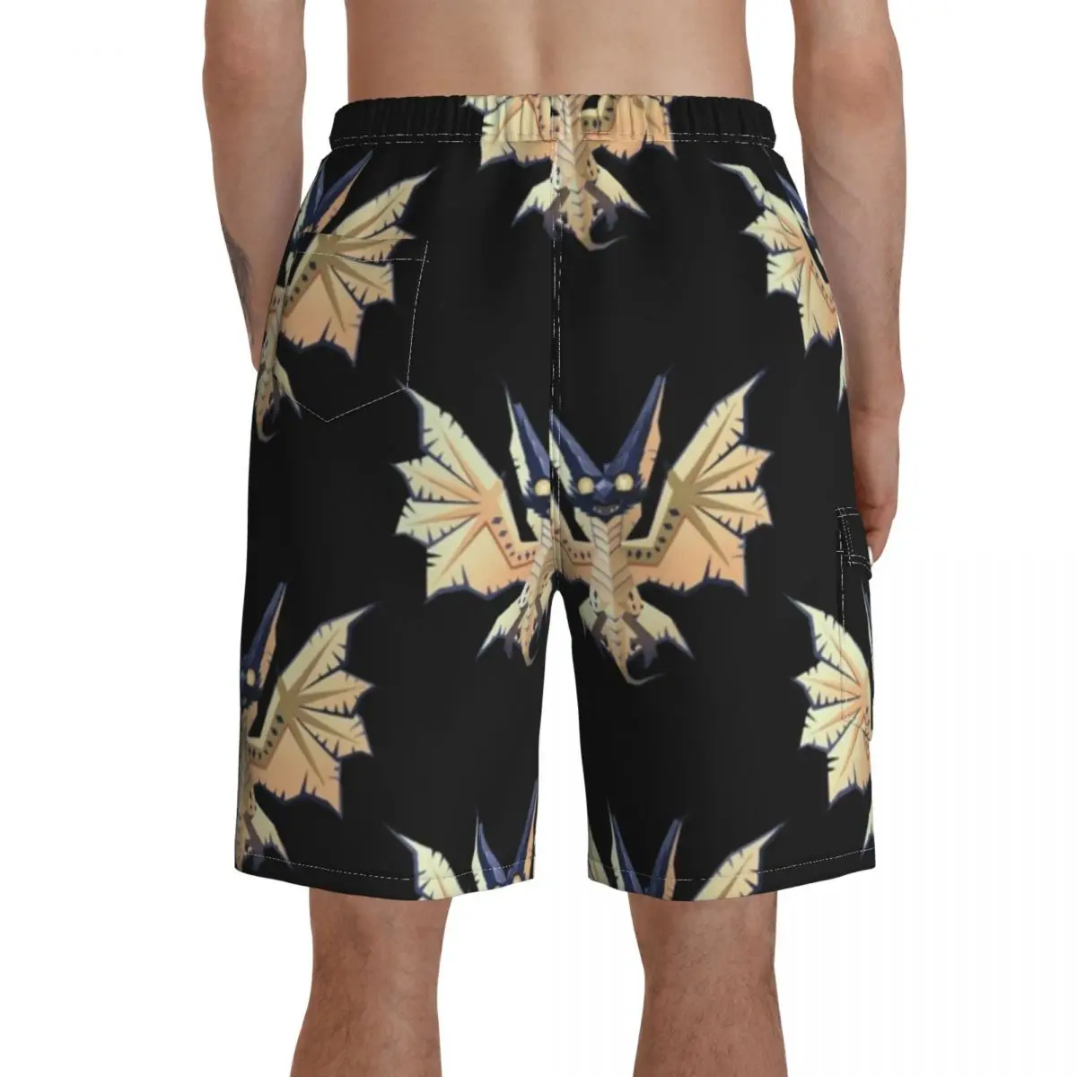 

Monster Hunter Board Shorts Bathing Swimming Trunks Polyester Funny Men Swim Trunks