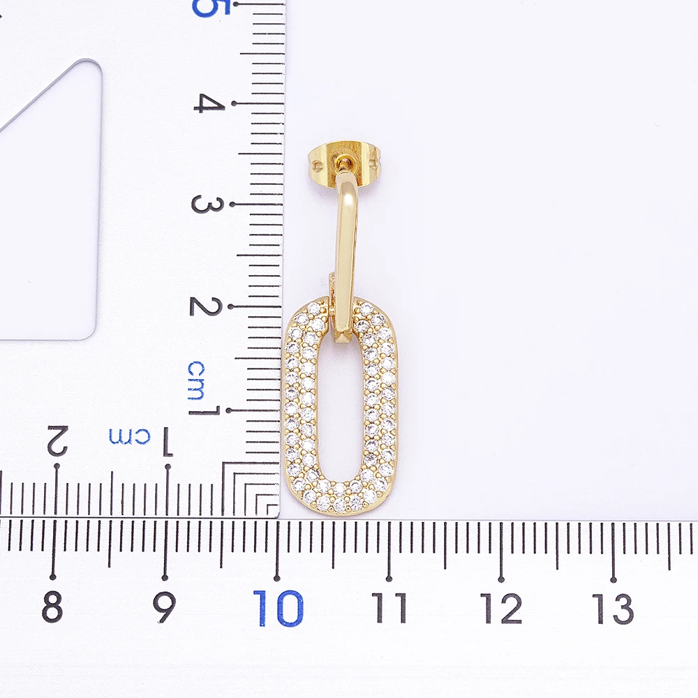 Высококачественные модные циркониевые Подвесные серьги-кольца геометрические