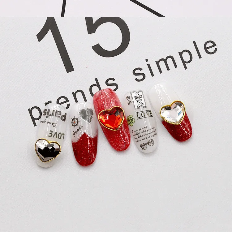 10 шт./лот 3D Подвески украшения для ногтей аксессуары хрустальные бриллианты