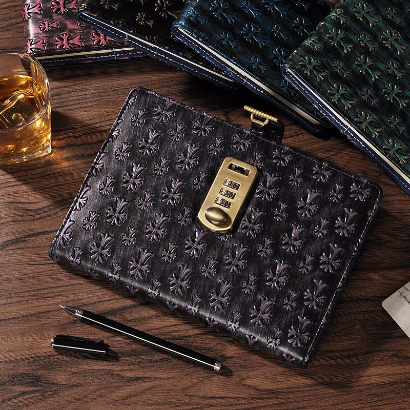 Блокнот А5 в Корейском стиле книжка с паролем и замком необычные школьные офисные