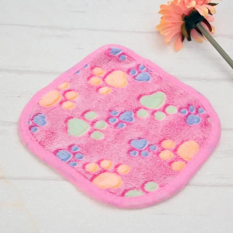 Одеяло для домашних животных зимний теплый мягкий лежак собак и кошек с принтом