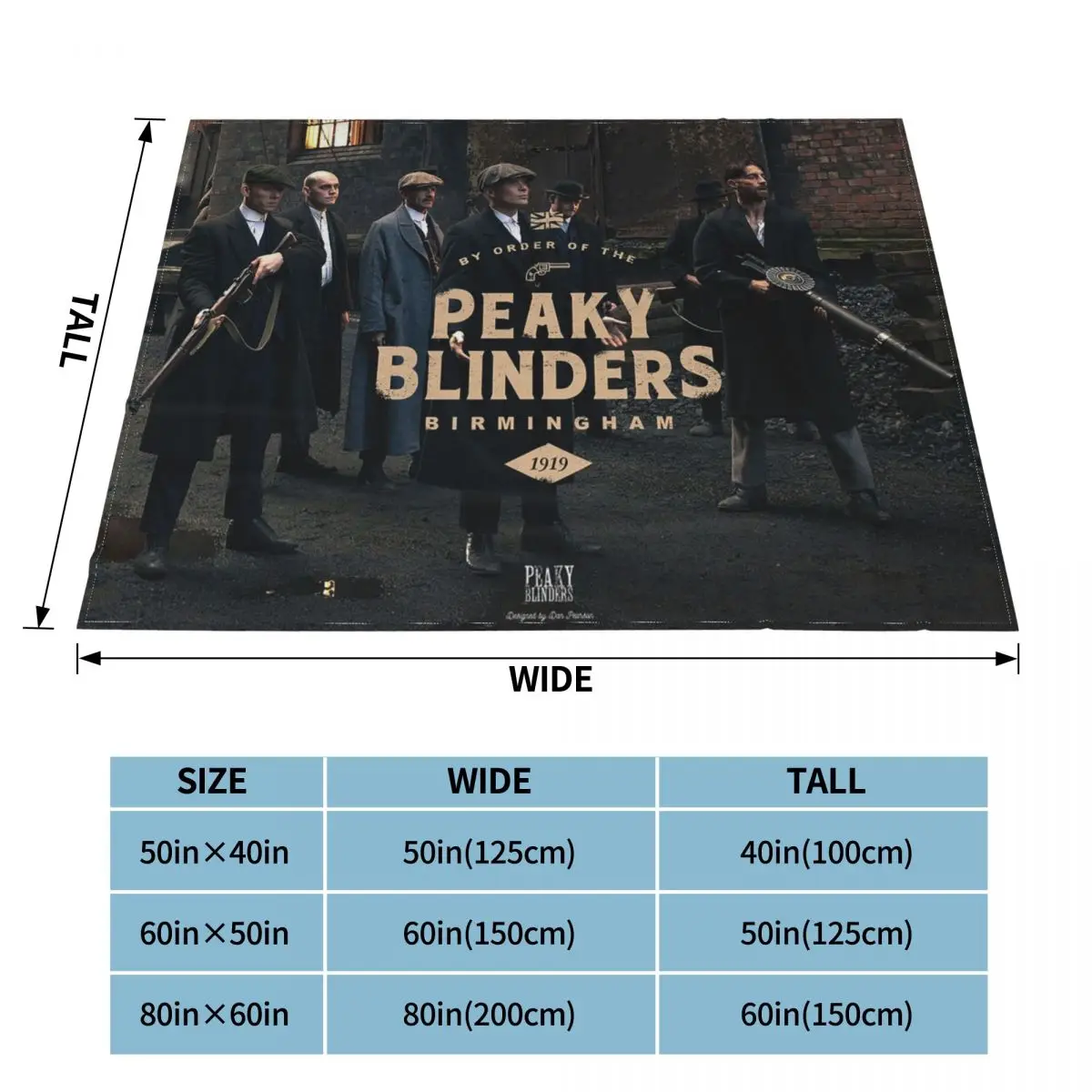 

Peaky Blinders Blankets Fleece Spring/Autumn Tommy Shelby Ultra-Soft Throw Blanket for Bedding Car Plush Thin Quilt