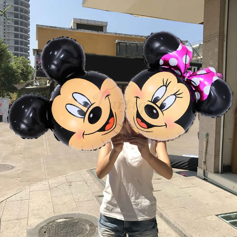 10 шт. большой фольгированный шарик мультфильмы ярко розовые шары с большим