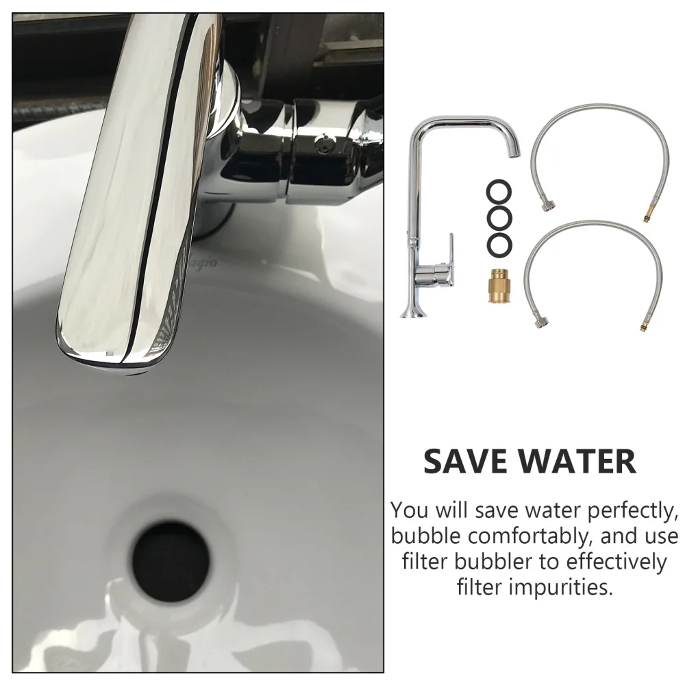 

1 Set Stainless Steel Water Cold Hot Water Rotating