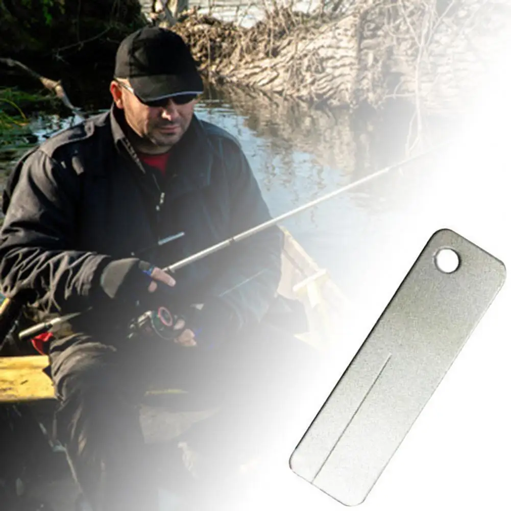 

1PCS Knife Sharpener Portable Multifunctional Diamond Fishing Hook Whetstone for Outdoor camping hiking